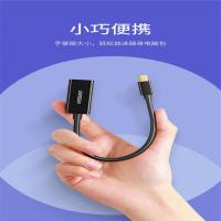 绿联（UGREEN） 10461 Mini DP转HDMI转换器线 20cm 1080P（单位：个）黑色