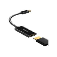 绿联（UGREEN） 10461 Mini DP转HDMI转换器线 20cm 1080P（单位：个）黑色