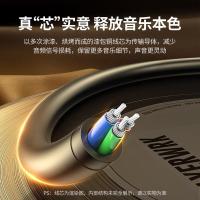 绿联（UGREEN） 10736 AUX音频线 3.5mm 3米（单位：根）黑色