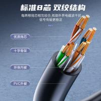 胜为（shengwei） LC-6300G 六类网线 cat6 30米 黑色（单位：根)