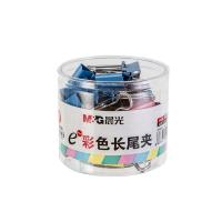 晨光（M&G） ABS92741 长尾夹 Eplus系列 25mm 48只/罐 (单位:罐)彩色