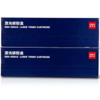 得力（deli） DBH-388AX 2支 大容量硒鼓 打印量2000页 (单位:件)黑色 适用惠普打印机HP P1008/P1106 /P1108/M1136/M126a/M126nw/M128fn