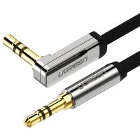 绿联（UGREEN） 10597 车用AUX音频线 3.5mm公对公 黑色/白色    (单位:根)
