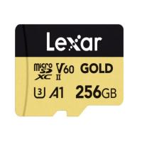 雷克沙（Lexar） LMSGOLD256G-BNNNG 存储卡 256GB TF（MicroSD） U3 V60 A1 读280MB/s 写180MB/s 高速内存卡 4K超清录制（GOLD） (单位：张)