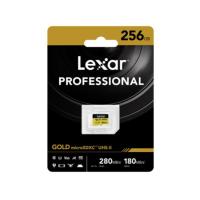 雷克沙（Lexar） LMSGOLD256G-BNNNG 存储卡 256GB TF（MicroSD） U3 V60 A1 读280MB/s 写180MB/s 高速内存卡 4K超清录制（GOLD） (单位：张)