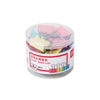 得力（deli） 8552 彩色长尾票夹 41mm 24只/筒(单位：筒)