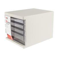 晨光（M&G） ADM95295 无锁文件柜 四层 270*362*256mm（单位：个） 灰色