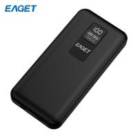 忆捷（EAGET）EQ102快充移动电源 22.5W自带双线智能数显10000毫安147.5*68.5*16.5mm（单位：个）黑色