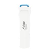 朗科（Netac）U335S USB3.0带写保护开关防病毒优盘 64GB（单位：个）蓝白色