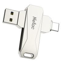 朗科（Netac）G473 旋转型双接口金属手机电脑优盘 128GB（单位：个）