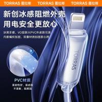 图拉斯 小冰线系列 数据线 2.0M 20V/3A(单位：条) USB-C to USB-C 银白色