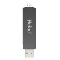 朗科（Netac） U681 U盘 128GB（单位：个）铁灰色
