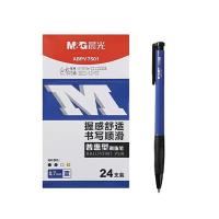 晨光（M&G） ABPV7501 普惠型圆珠笔 0.7mm 24支/盒(单位：盒) 笔芯蓝色 笔杆颜色随机
