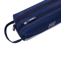 得力（deli） 66772 文具袋/笔袋 单个装 （单位:个） 深海蓝