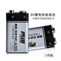 雷摄（LEISE） 9V 锂电充电电池 600mAh 2节/组(单位：组)