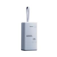睿量 RPP-650 双向大功率笔记本充电宝户外移动电源PD快充 60000mAh大容量 100W （单位：个）白色