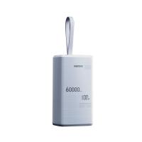 睿量 RPP-650 双向大功率笔记本充电宝户外移动电源PD快充 60000mAh大容量 100W （单位：个）白色