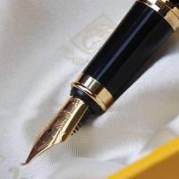 毕加索（pimio） PS-902 钢笔 1.0mm 纯黑金夹 (单位:支)