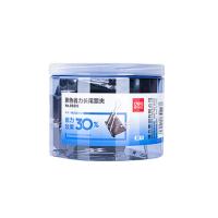 得力（deli） 8561S 省力长尾票夹 50mm 12只/筒(单位：筒) 黑色