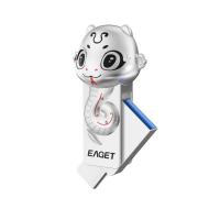 忆捷（EAGET）HT18-64G USB3.2+Type-c双接口U盘 64G 蛇年生肖 43.6*24.2*15.16mm（单位：个）银色