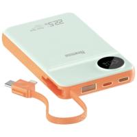纽曼（Newmine）AL25精简版自带线快充移动电源  10000mAh 113*69*17mm (单位：个）青色