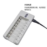雷摄（LEISE） LS-828C 智能独立快速充电器 适用5号AA/7号AAA/1-8粒镍氢充电电池充电 八槽 （单位：个） 白 新老款随机发货