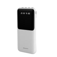 纽曼（Newmine）GN-08C充电宝自带线1万毫安移动电源67*144*20mm白色（单位：个）