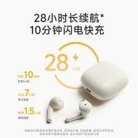 漫步者（EDIFIER） ZeroAir 真无线蓝牙耳机 7+21h 月白（单位：个）