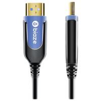 毕亚兹（BIAZE）HX66-70m 光纤HDMI 高清线3D 视频线2.0版70米（单位：个）黑色