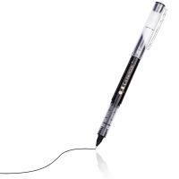 得力（deli） S858 直液签字笔 0.5mm 12支/盒(单位：盒) 黑色