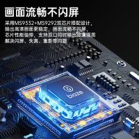 毕亚兹（BIAZE）ZH63-黑二合一转换器（支持同显）高清视频适配器 HDMI转VGA/HDMI(单位：个）黑色