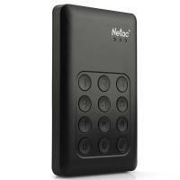 朗科(Netac) K588 数字按键安全硬件加密移动硬盘USB3.0 1TB（单位：个）黑色