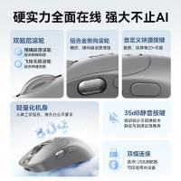 倍思（Baseus） BS-007Max AI智能创作长续航屏显无线鼠标 蓝牙 +2.4G 无线双模式 月影灰 (单位:个)