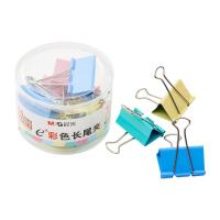 晨光（M&G） ABS92738 办公燕尾夹 50mm 12个/罐(单位：罐) 彩色