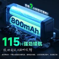 爱国者（aigo）W07颈挂蓝牙耳机 63.7g（单位：个）（黑色）