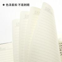 齐心(COMIX) C5808 皮面笔记本 25K 114张/本 （单位:本） 黑