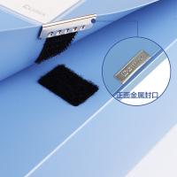 齐心（COMIX） A1248 耐用粘扣档案盒 A4 35mm  （单位：个）绯蓝