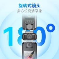 爱国者（aigo） R5515 高清摄像录音笔 128G IPS0.85寸 128*128 电池500mAh 黑色 一键录音 会议培训 (单位:个)