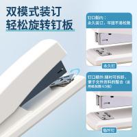 得力（deli） 0425 耐用订书机 订书器 适用12#钉 123*34*56mm 黑色（单位：个）
