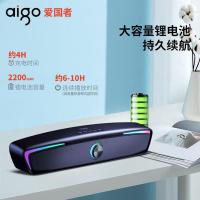 爱国者（aigo） 蓝牙音箱 T199 425*81*78mm (单位:台) 黑色