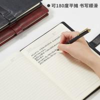 齐心(COMIX) C5807 皮面笔记本 18K 114张/本 （单位:本） 黑