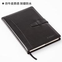 齐心(COMIX) C5807 皮面笔记本 18K 114张/本 （单位:本） 黑