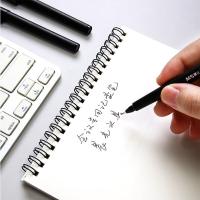 晨光(M&G) MG2180 拔盖中性笔 签字笔 0.5mm 12支/盒（单位：盒）黑色 新老产品随机发货