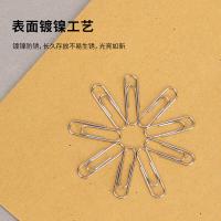 得力（deli）0025回形针 100枚（单位：盒）
