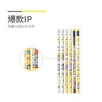 晨光(M&G) QWP30987 宝可梦系列三角铅笔 橡皮头 HB 12支/盒（单位：盒）外观颜色随机发货