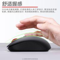 联想（Lenovo） M25 无线办公鼠标 带无线2.4G接收器(单位：个) 黑色