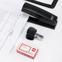得力（deli） 0354 订书机套装  订书器+订书钉+起钉器 123*34*56mm 黑色（单位：套）