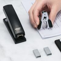得力（deli） 0354 订书机套装  订书器+订书钉+起钉器 123*34*56mm 黑色（单位：套）