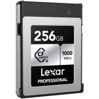 雷克沙（Lexar） LCXEXSL256G-RNENC 存储卡 256GB CFexpress™ Type B 传输1750MB/s 写入1300MB/s 29.60*38.50*3.80mm (单位：个) 黑银配色