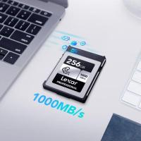 雷克沙（Lexar） LCXEXSL256G-RNENC 存储卡 256GB CFexpress™ Type B 传输1750MB/s 写入1300MB/s 29.60*38.50*3.80mm (单位：个) 黑银配色